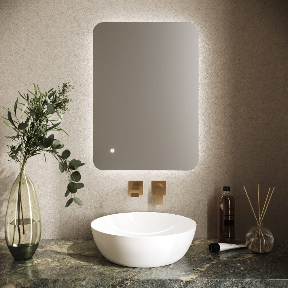 Gal MG075 Mirror 70 x 50 cm including indirect lighting and mirror heating IP44