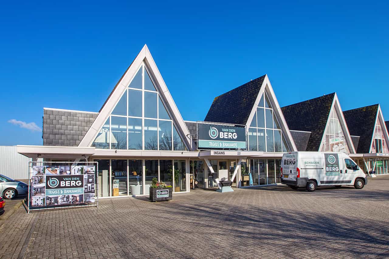 Verkooppunt Van den Berg badkamers Schagen